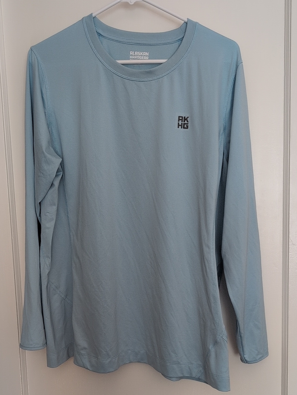 Duluth Trading Co Light Blue Long Sleeve Tee